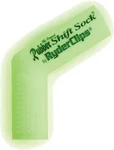 RYDER CLIPS RSS-GLOWWHITE Rubber Shift Sock - Durable Foot Control for Powersports