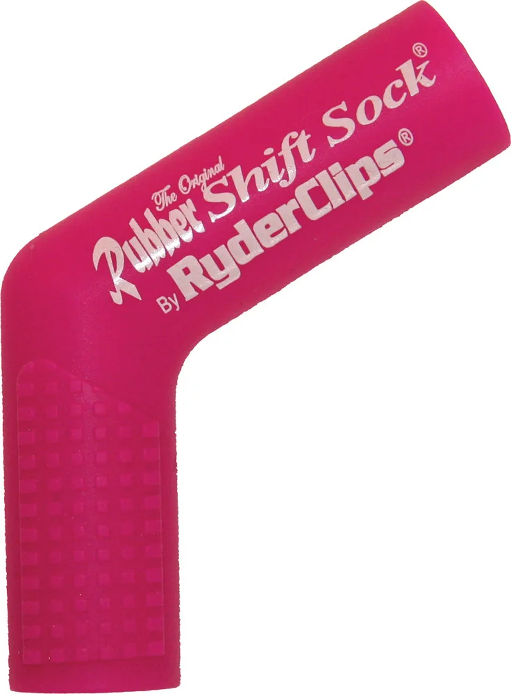RYDER CLIPS RSS-PINK Rubber Shift Sock - Durable Foot Control for Powersports