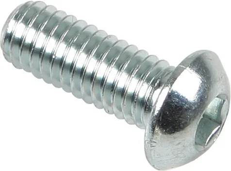 BOLT Button Head Allen Bolt - M6 x 1.0 High-Strength Alloy Steel Fastener