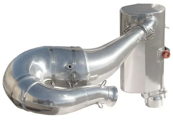 SLP 09-862 Single Pipe Exhaust with Silencer - High-Performance Motorcycle Exhaust System
