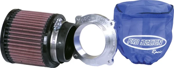 PRO DESIGN 246A Pro Flow K&N Air Filter Kit - High-Flow Air Filter for Powersports Vehicles