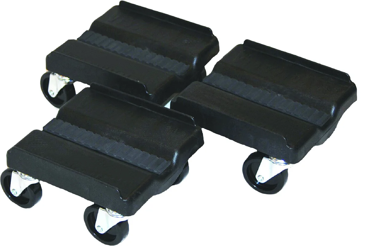 SUPERCADDY SUPER SPORT Four-Wheel Dolly Set – Durable Motorcycle Transport Tool for Powersports Enthusiasts