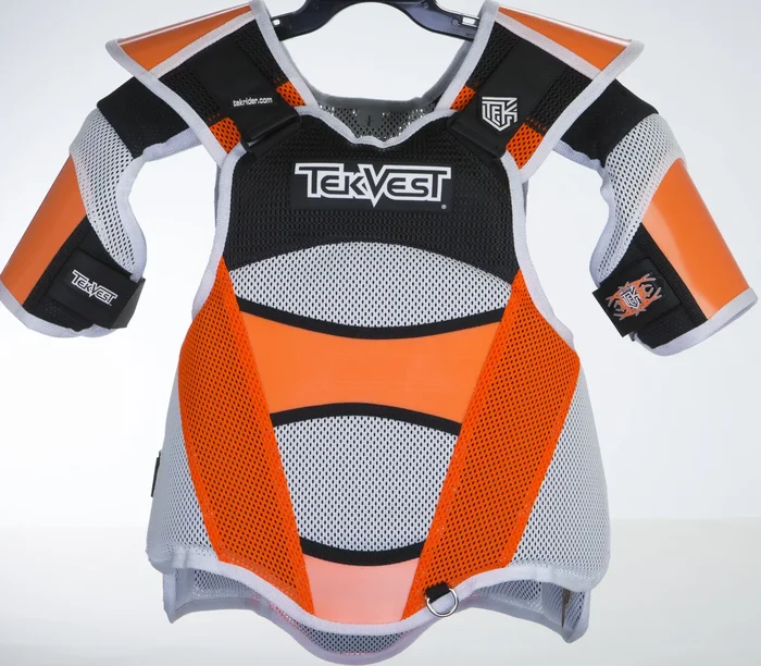 TEKVEST SX Pro-Lite Max - Lightweight Impact-Resistant Safety Vest for Riders