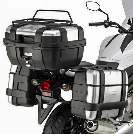 GIVI Tkr Mounting Hardware - Durable Aluminum Brackets for Trekker Cases