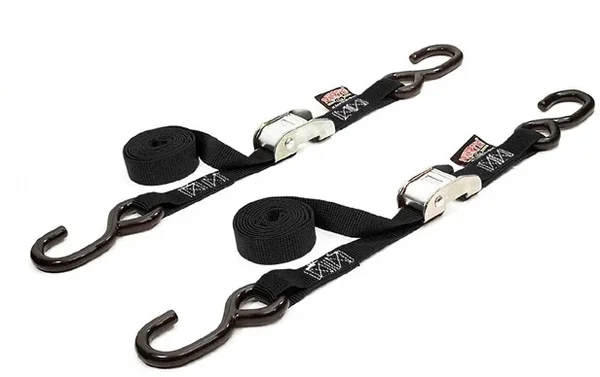 POWERTYE 1" Tie-Downs - Heavy-Duty Straps for Powersports Vehicles