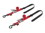 POWERTYE 1 1/2" Fat Ratchet Straps with Soft Tie & Secure Hooks - Durable Tie-Downs for Powersports