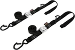 POWERTYE 1 1/2" Fat Ratchet Straps with Soft Tie & Secure Hooks - Durable Tie-Downs for Powersports