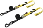POWERTYE 1" Soft Tie w/Secure Hook - Durable Straps for Powersports Vehicles