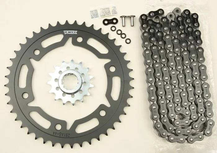 VORTEX CK6343 Performance Links Chain & Sprocket Kit - Durable, High-Torque for Off-Road & Sports Use