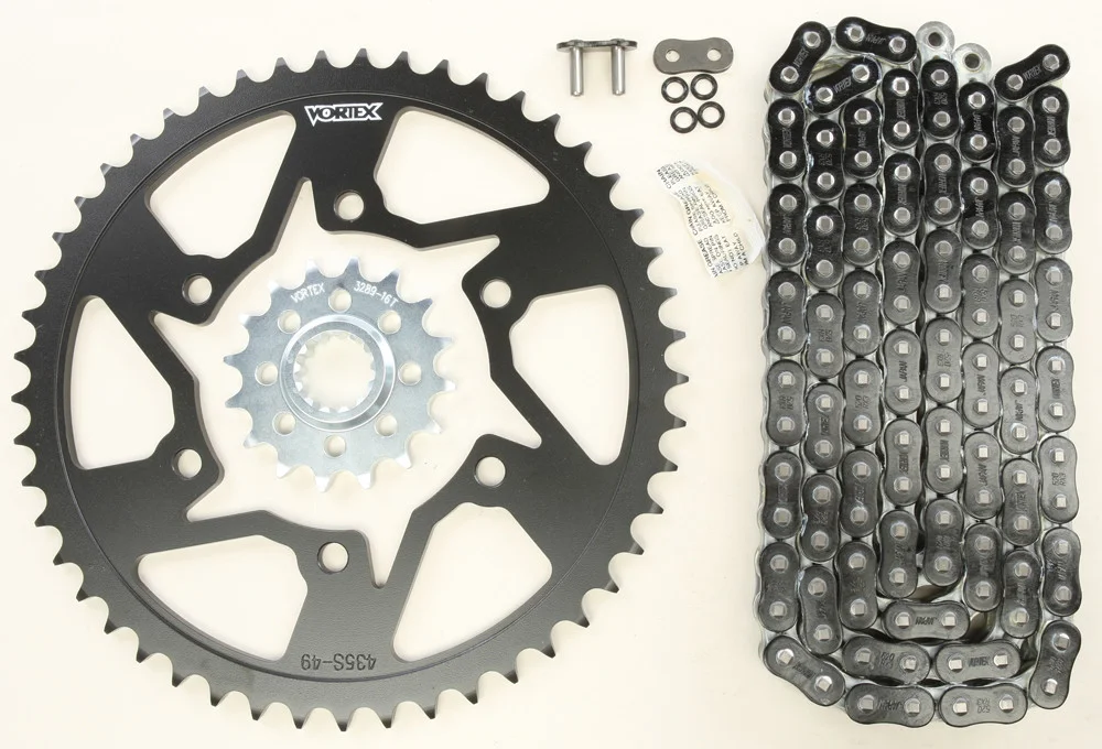 VORTEX CK6364 Performance Links Chain & Sprocket Kit - High-Torque Durable Chain for ATVs/UTVs