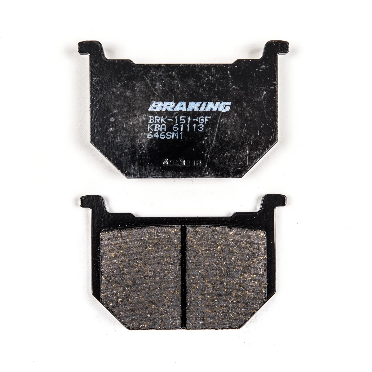 Braking 646SM1 Semi-Metallic Brake Pads - Durable, High-Performance Brakes for Powersports