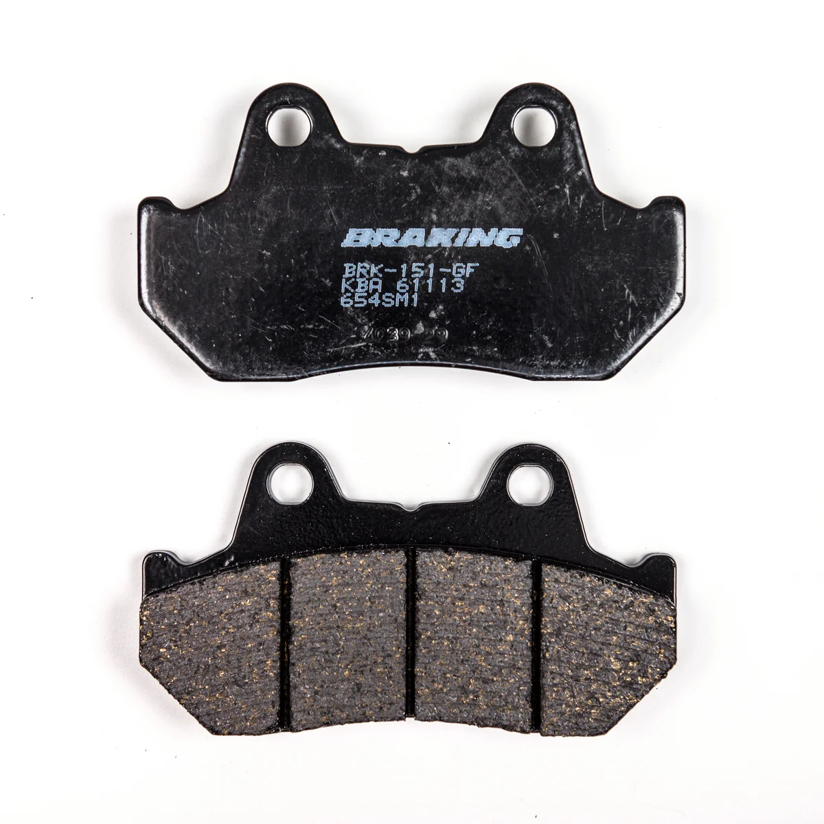 Braking 654SM1 Semi-Metallic Brake Pads - High-Performance Braking Solution for Powersports Vehicles