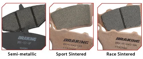 Braking 764SM1 Semi-Metallic Brake Pads - High-Performance Motorcycle Brake Pads
