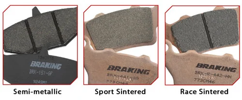 Braking 764SM1 Semi-Metallic Brake Pads - High-Performance Motorcycle Brake Pads