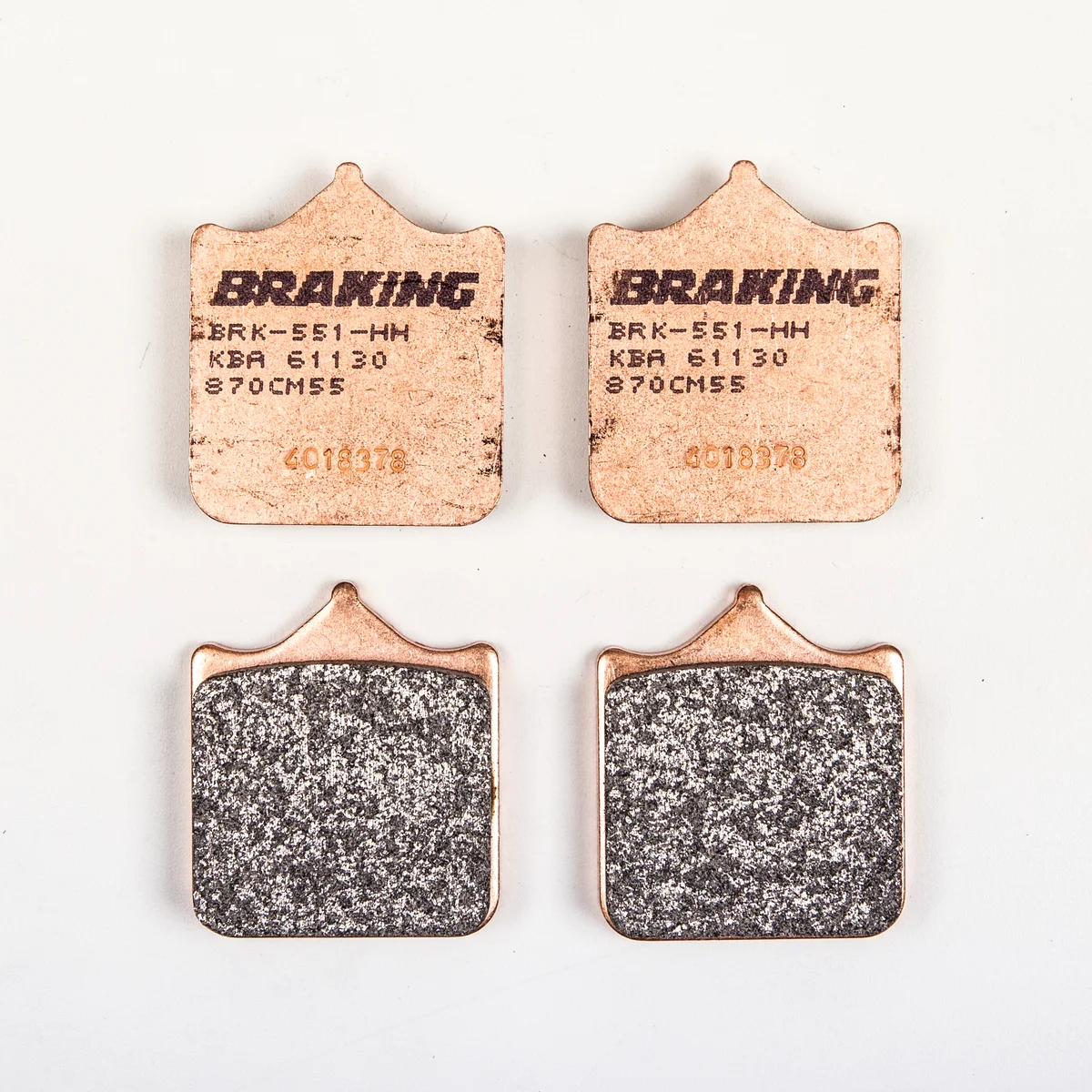 Braking 870CM55 Sintered Sport Brake Pads - High-Performance Motorcycle Brake Pads