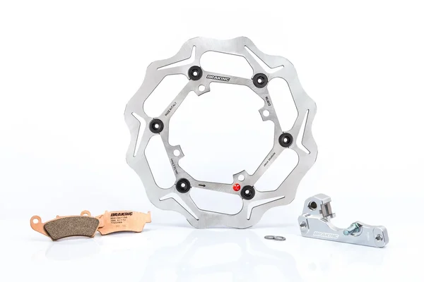 Braking OKWL14 W-Flo Oversized Front Rotor Kit - High-Performance Brake Kit for Powersports