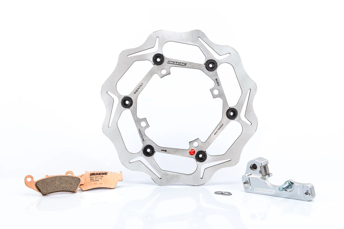 Braking OKWL14 W-Flo Oversized Front Rotor Kit - High-Performance Brake Kit for Powersports