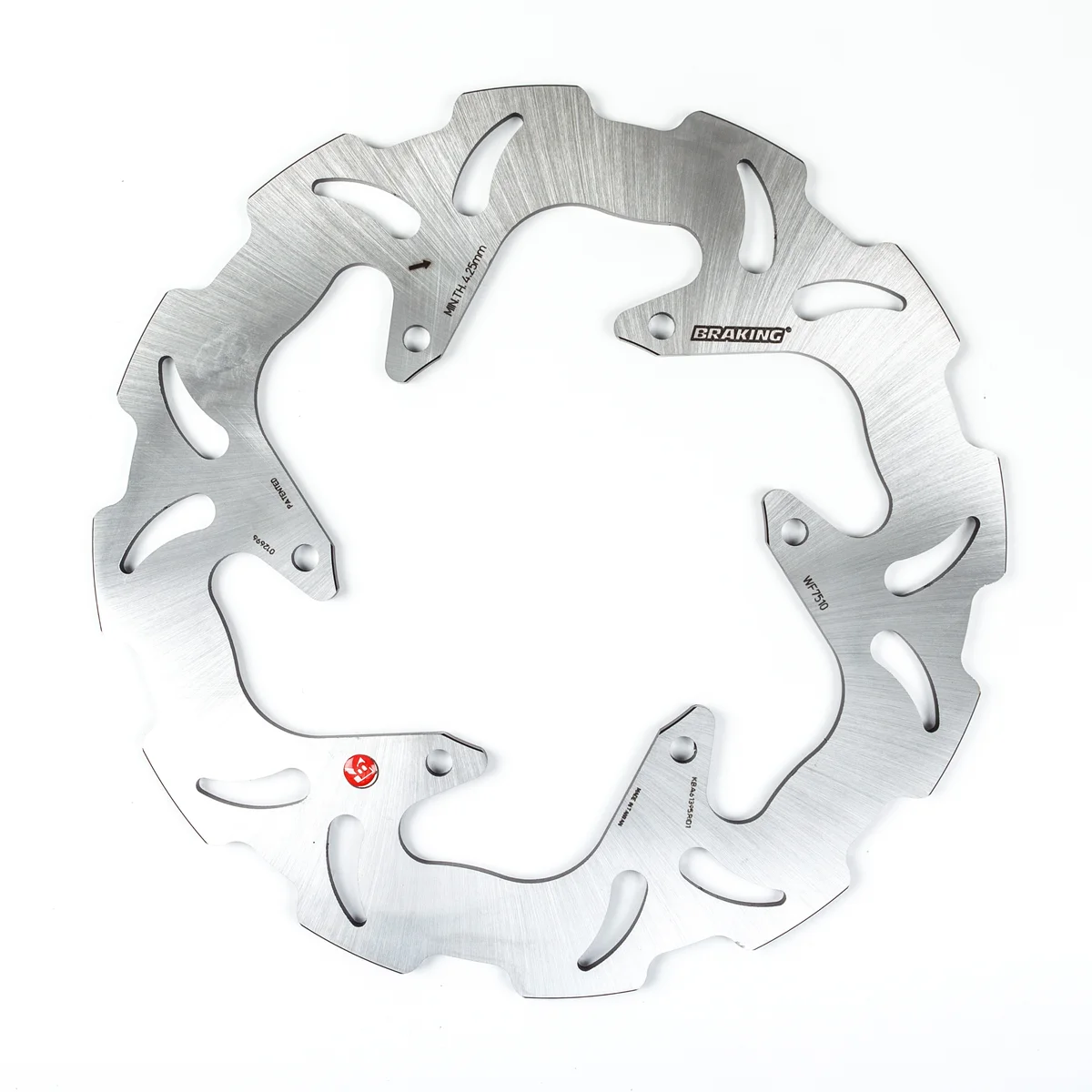 Braking WF7510 Stainless Steel Racing Rotor - High-Performance Brake Disc for Powersports