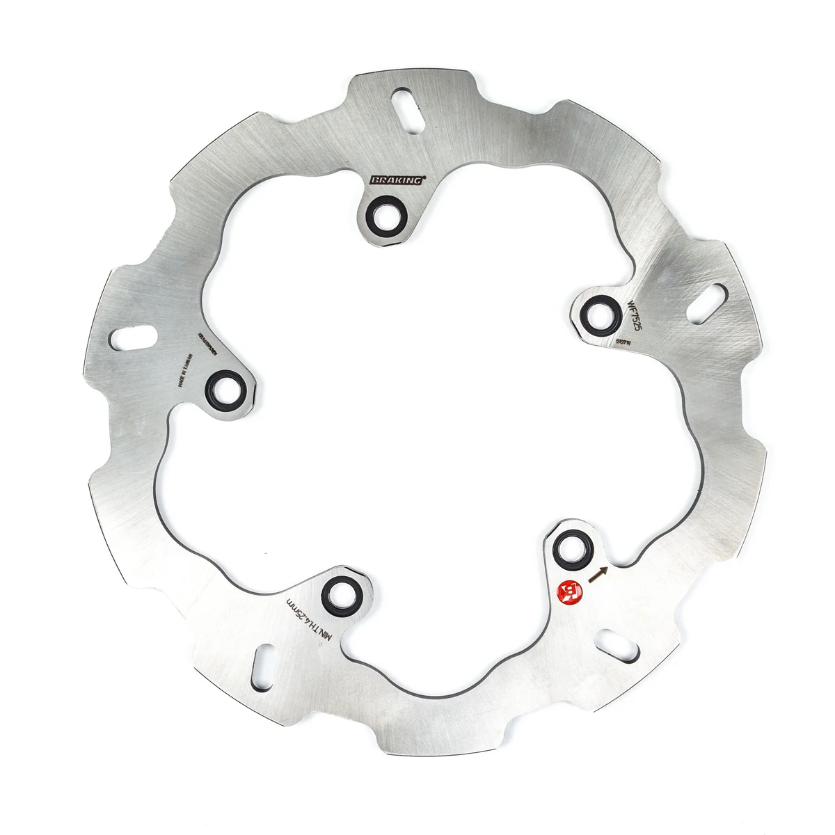 Braking WF7525 Stainless Steel Racing Rotor - High-Performance Brake Disc for Powersports