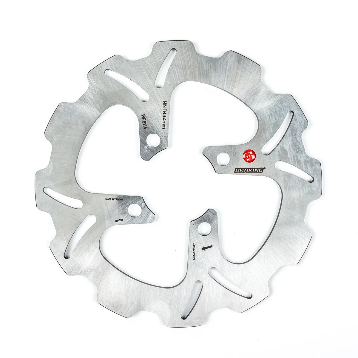 Braking WF8114 Stainless Steel Racing Rotor - Durable Brake Disc for High-Performance Motorcycles
