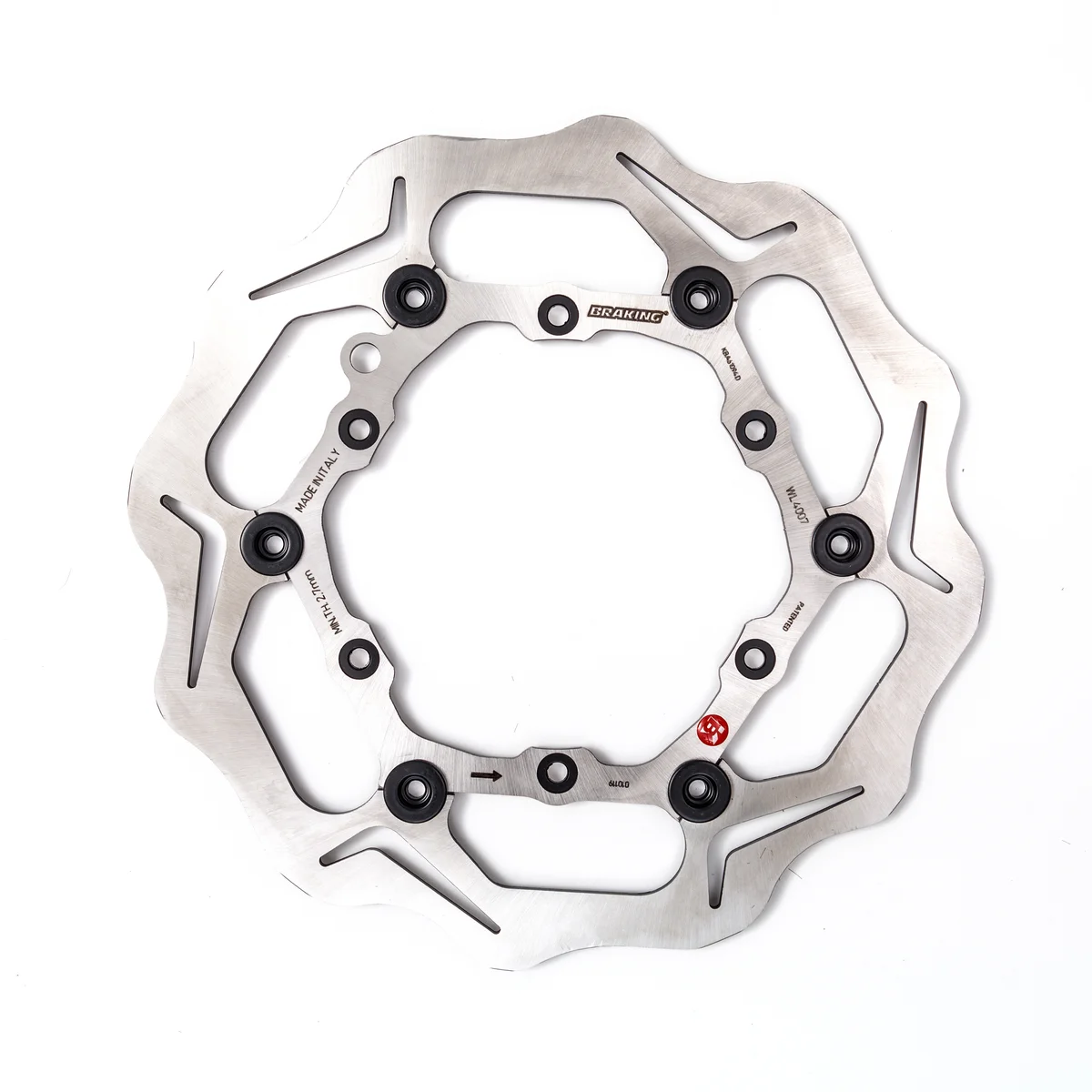 Braking WL4007 W-Flo Oversized Front Rotor Disk - High-Performance Brake Disk for Powersports