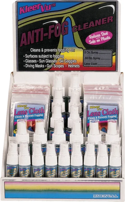KLEER VU Anti-Fog Cleaner - Easy-to-Use, Non-Toxic Chemical for Clear Vision