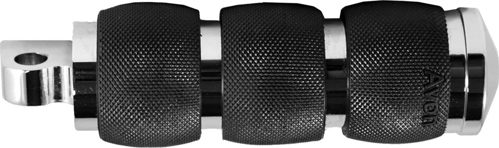 AVON FP-AIR-90-CH Air Cushioned Footpegs - Enhanced Rider Comfort & Control
