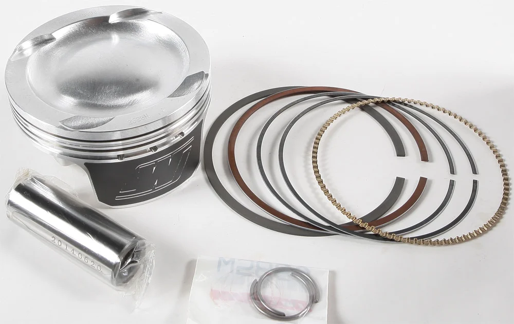 Wiseco 40038M10000 High-Performance Forged Aluminum Piston Kit for Powersports Engines