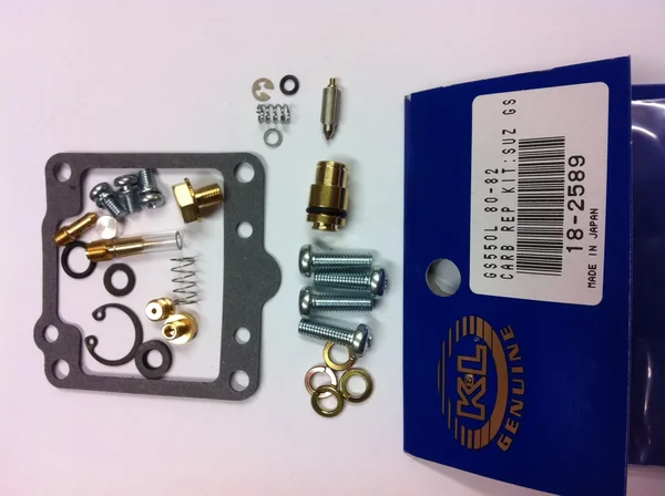 K&L 18-2589 Carburetor Repair Kit - High-Quality Intake/Carb/Fuel System Fix for Powersports Engines