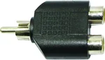 SP1 RCA Jack Dual Splitter - Split One Audio Source into Two Outputs for Powersports Vehicles