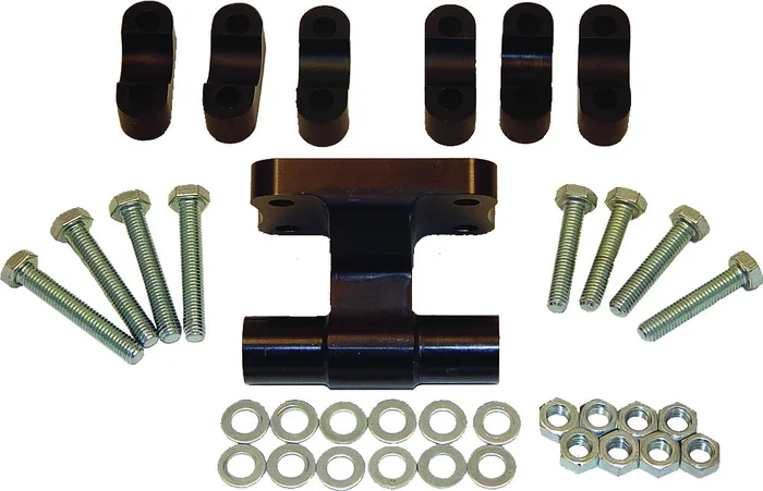 POWERMADD 3" Universal Pivot Riser Adapter - Adjustable & Durable for ATVs/UTVs