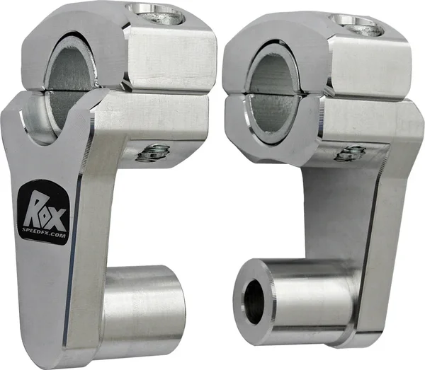 ROX Pivoting Risers - Adjustable Handlebar Riser for XR650L, V-Strom, GS1150 & More