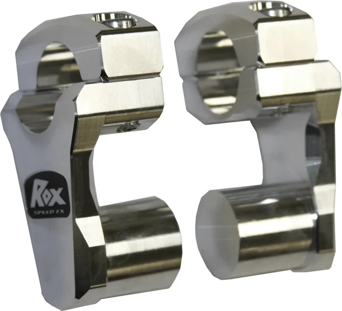 ROX Pivoting Risers - Adjustable Handlebar Riser for XR650L, V-Strom, GS1150 & More