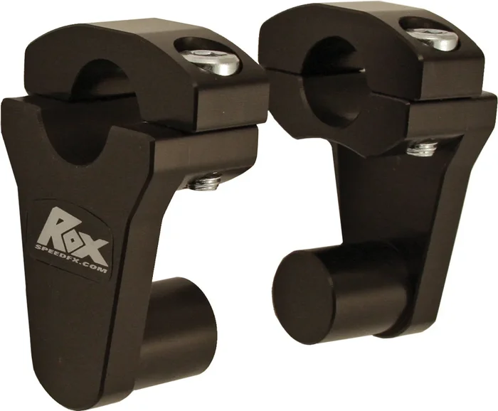 ROX Pivoting Risers - Adjustable Handlebar Riser for XR650L, V-Strom, GS1150 & More