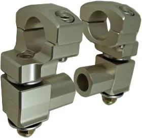 ROX Anti-Vibration Handlebar Riser - 8mm Clamping Bolt Risers for Enhanced Comfort & Control