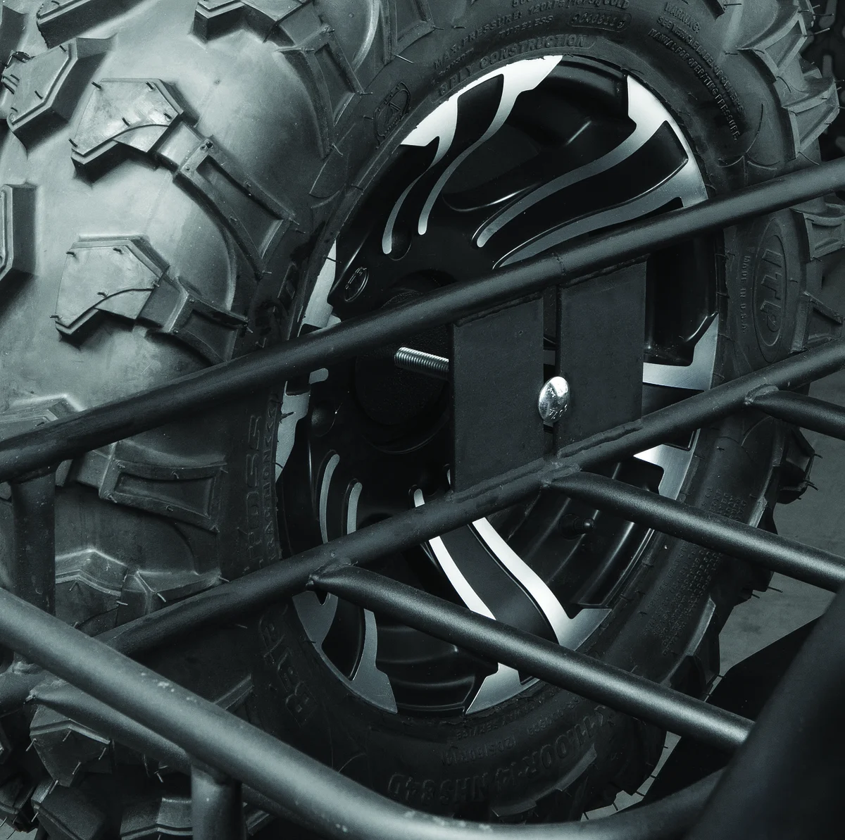 HORNET RZ-3003 Spare Tire Mount - Durable Steel Bracket for ATVs & UTVs