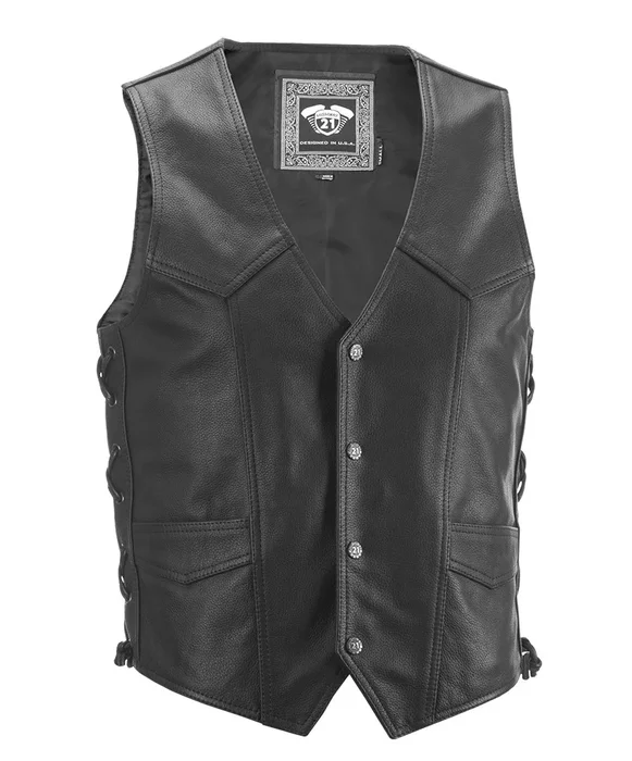 HIGHWAY 21 Six Shooter Vest - Classic Storage & Warmth for Riders