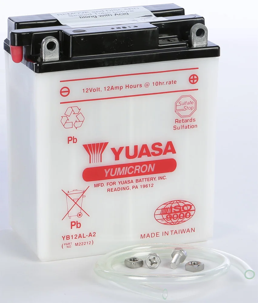 YUASA Yumicron 6V & 12V Dual Voltage Battery - Reliable Power for Powersports Equipment