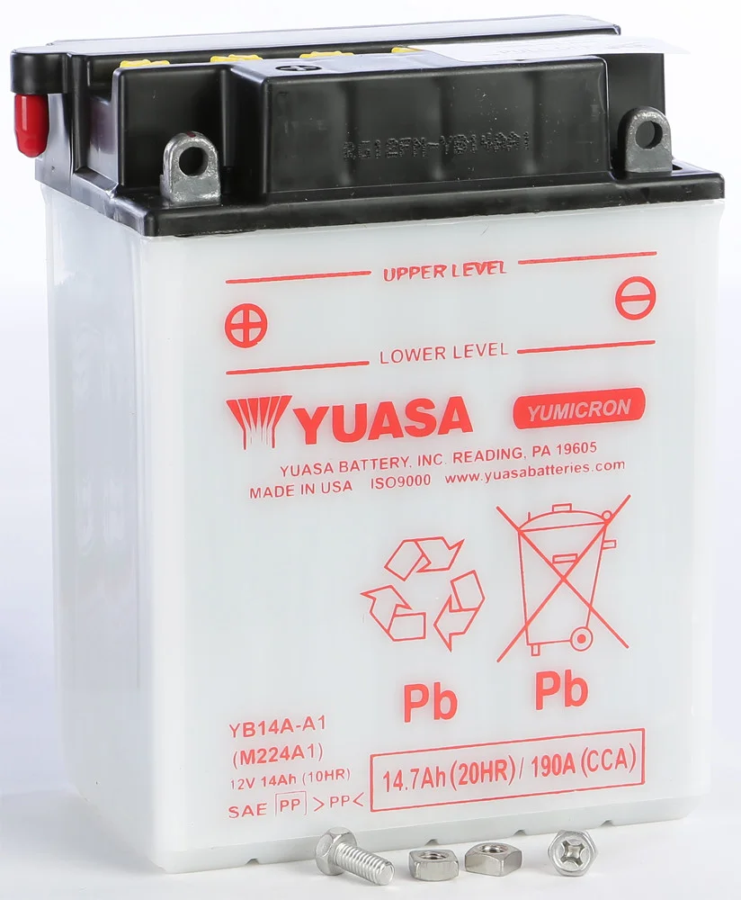 YUASA YUMICRON 6V/12V AGM Battery - Durable, Maintenance-Free Power for Powersports & Vehicles