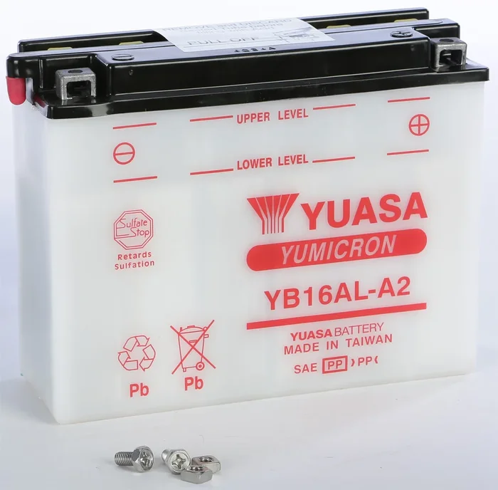 YUASA Yumicron 6V/12V Standard Battery - Reliable Power for Powersports Equipment