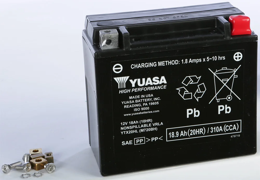 Yuasa YUAM720BH Sealed Factory-Activated Battery – High-Capacity Power for Powersports