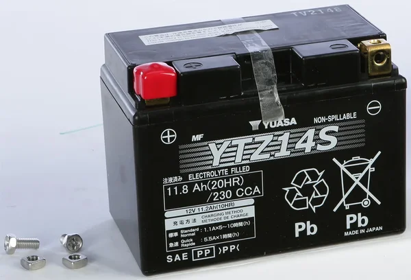 YUASA YUAM72Z14 Sealed Factory Activated Battery – Deep Cycle Power for Powersports