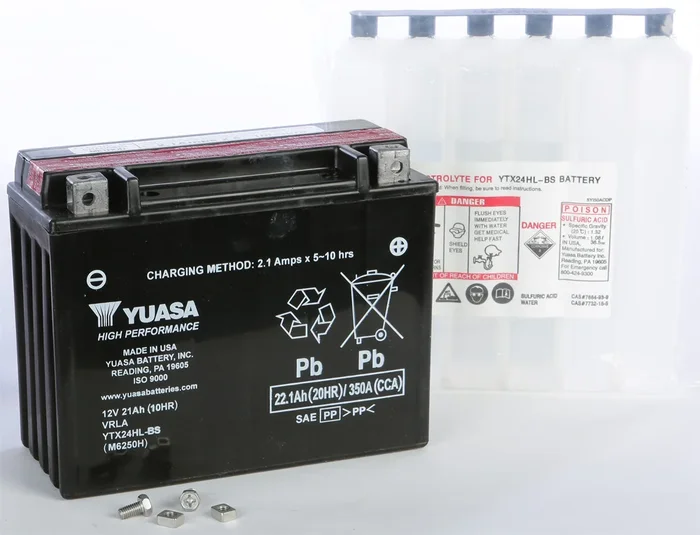 YUASA YUAM6250H AGM Maintenance-Free Battery for Powersports – Reliable Power Source