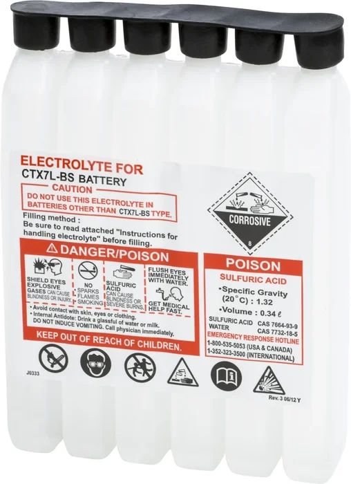 FIRE POWER 340CC CTX Sealed Battery Electrolyte Pack - High-Capacity Power Solution for Powersports