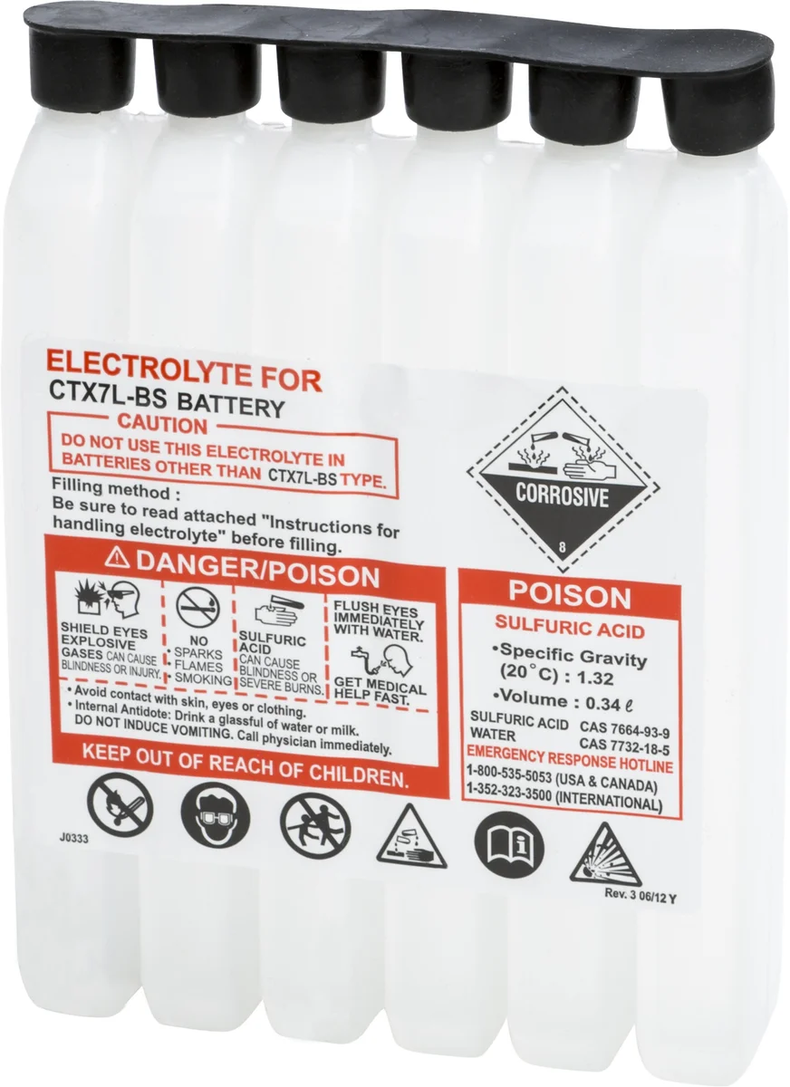 FIRE POWER 340CC CTX Sealed Battery Electrolyte Pack - High-Capacity Power Solution for Powersports