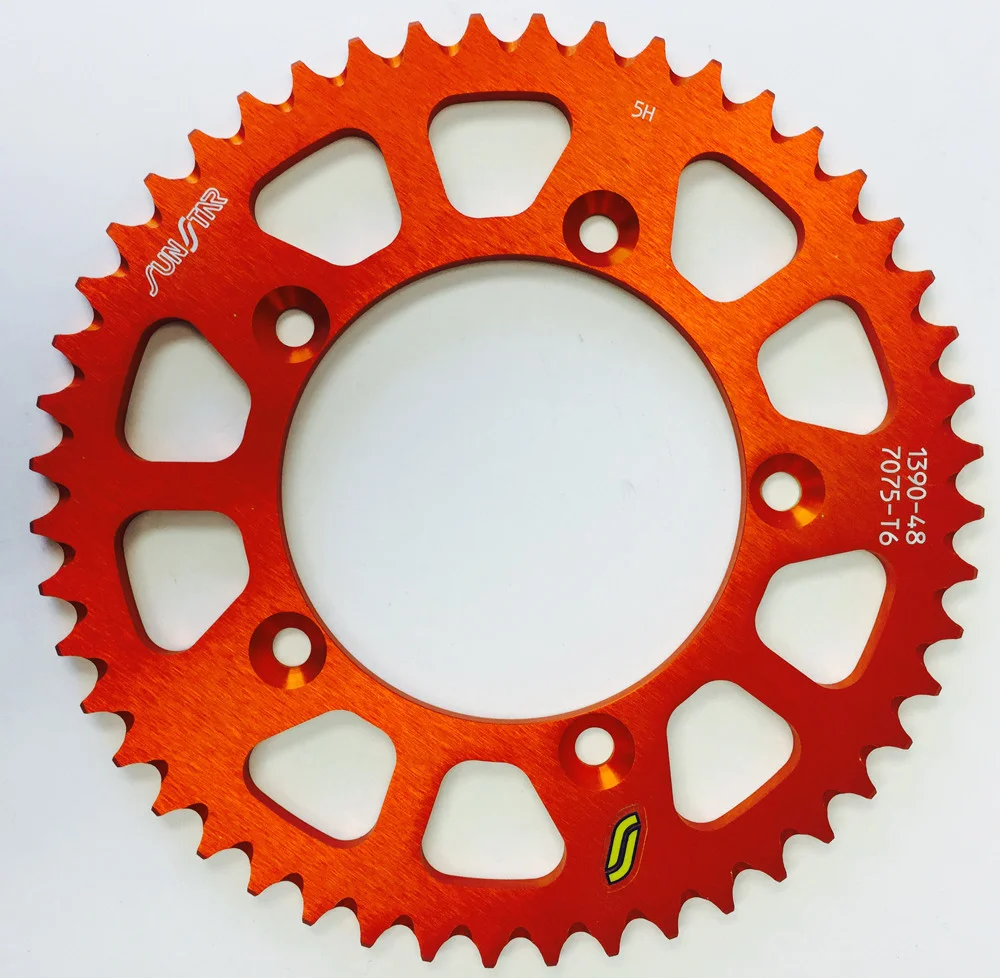 SUNSTAR - 5-139048OR - Works Triplestar Rear Aluminum Sprocket