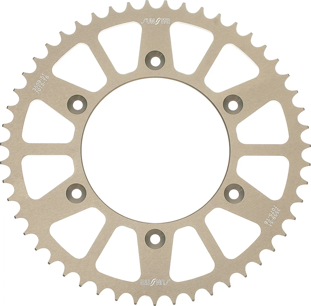 SUNSTAR - 5-142350 - Works Triplestar Rear Aluminum Sprocket