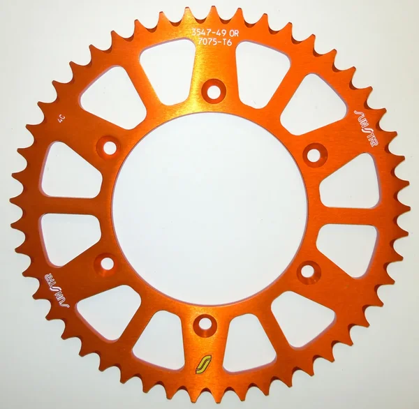 SUNSTAR - 5-354749OR - Works Triplestar Rear Aluminum Sprocket