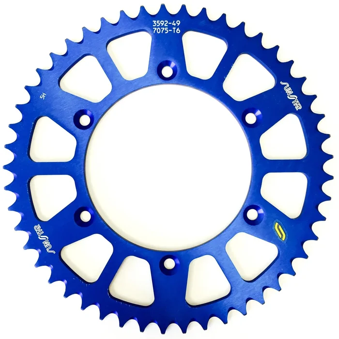 SUNSTAR - 5-359249BL - Works Triplestar Rear Aluminum Sprocket
