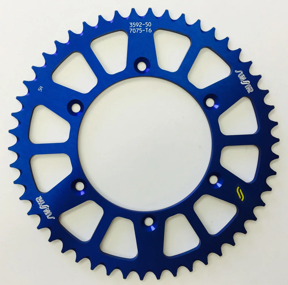 SUNSTAR - 5-359250BL - Works Triplestar Rear Aluminum Sprocket
